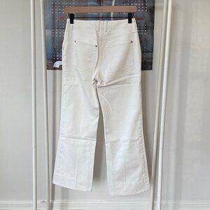 ELIZABETH AND JAMES white straight leg trousers